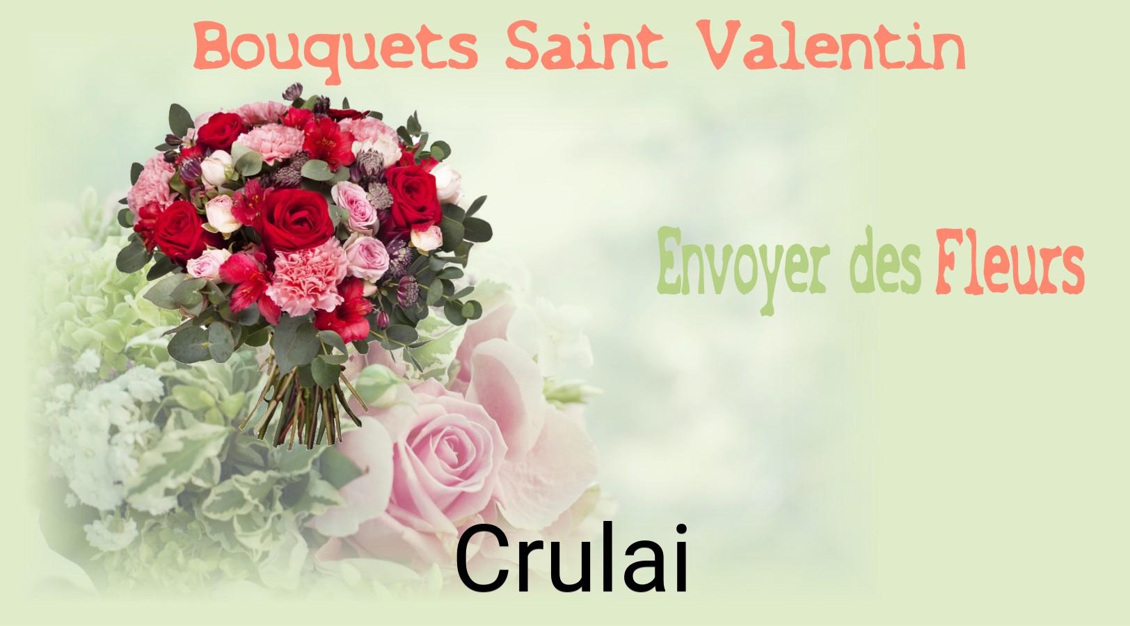 Roses de Saint-Valentin livrées à Crulai